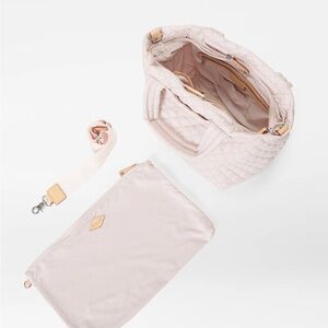 MZ Wallace Rose Deluxe Metro Small Tote NWOT